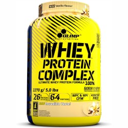 Olimp Whey Protein Complex 100% - 2270 грамм (банка) ваниль