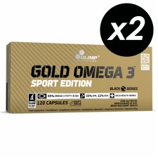 Olimp Омега-3 Gold Omega 3 Sport Edition - 240 капсул (2 шт по 120 капсул)