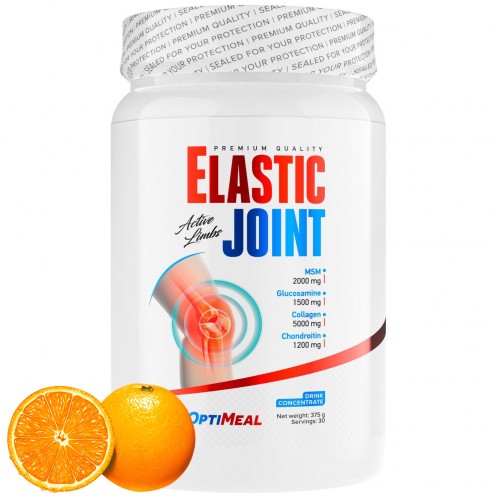Для суставов и связок  OptiMeal Elastic Joint - 375 грамм апельсин