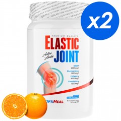 Для суставов и связок OptiMeal Elastic Joint (апельсин) - 750 грамм (2 шт по 375 г)