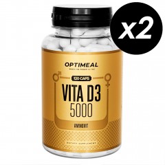 Витамин Д3 OptiMeal VITA D3 5000 - 240 капсул (2 шт по 120 капс) (срок 02.23)