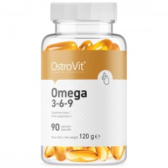 Комплекс жирных кислот OstroVit Omega 3-6-9 - 90 капсул