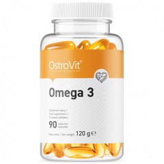 Жирные кислоты OstroVit Omega 3 - 90 капсул