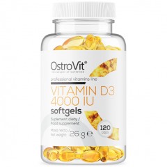 Отзывы OstroVit Vitamin D3 4000 IU - 120 гелевых капсул