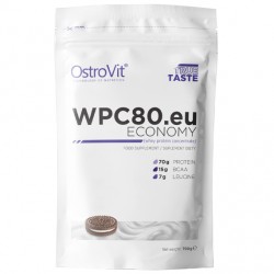 OstroVit Сывороточный протеин WPC80.eu Economy - 700 грамм печенье-крем