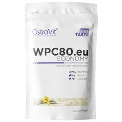 OstroVit Сывороточный протеин WPC80.eu Economy - 700 грамм ваниль