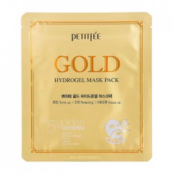 PETITFEE Маска гидрогель c золотом - 1 шт.
