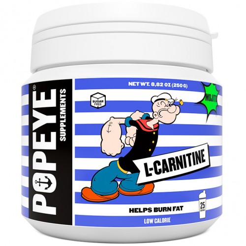 Popeye Supplements L-Carnitine - 250 грамм клубника-лайм