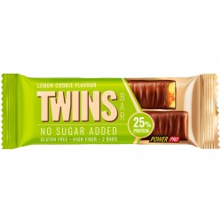 Power Pro протеиновый батончик Twins Bar - 40 грамм лимонное печенье