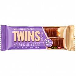 Power Pro протеиновый батончик Twins Bar - 40 грамм ванильное печенье