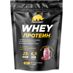 Prime Kraft Whey Protein - 900 грамм Малиновый милкшейк