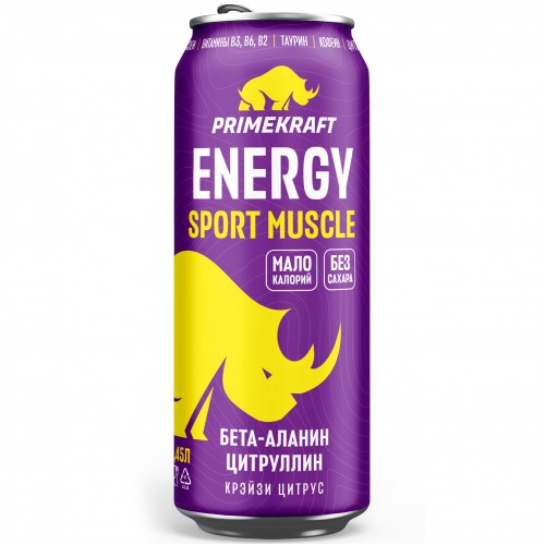 Энергетик Prime Kraft Energy Sport Muscle - 450 мл