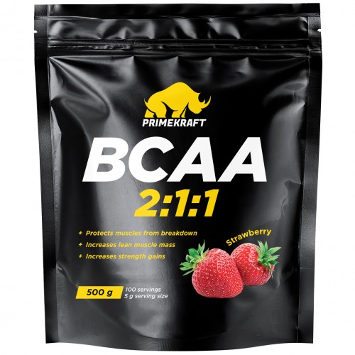 Незаменимые аминокислоты Prime Kraft BCAA 2:1:1 - 500 грамм арбуз
