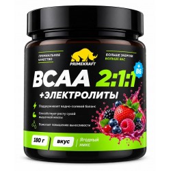 ВСАА 2:1:1 с электролитами 180г ягодный микс