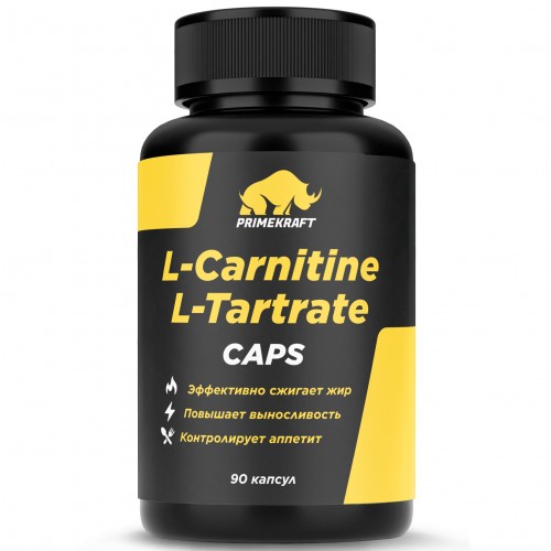 Л-Карнитин тартрат Prime Kraft L-Carnitine L-Tartrate - 90 капсул