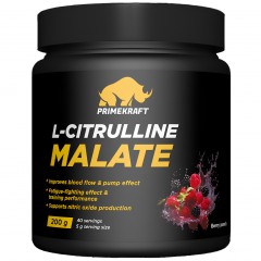Л-Цитруллин Prime Kraft L-Citrulline Malate - 200 грамм