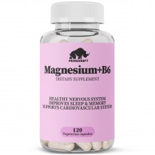 Prime Kraft Magnesium + B6 - 120 вег.капсул