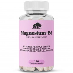 Prime Kraft Magnesium + B6 - 120 вег.капсул