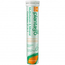 Plantago Multivitamin & Mineral Complex 21 in 1 - 20 шипучих таблеток