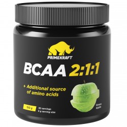 Prime Kraft BCAA 2:1:1 - 150 грамм зеленое яблоко