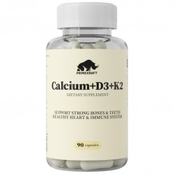 Prime Kraft Calcium+D3+K2 - 90 капсул