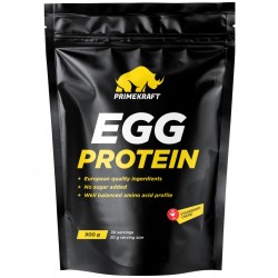 Prime Kraft Egg Protein - 900 грамм клубничный крем