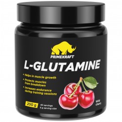 Prime Kraft L-Glutamine - 200 грамм дикая вишня