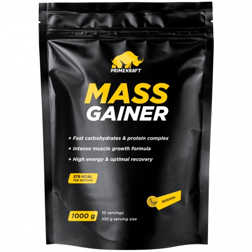 Гейнер Prime Kraft Mass Gainer - 1000 грамм банан