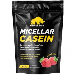 Prime Kraft Micellar Casein - 900 грамм клубника