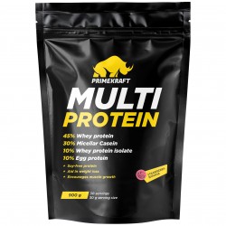 Prime Kraft Multi Protein - 900 грамм клубника-банан