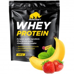 Prime Kraft Whey Protein - 500 грамм клубника-банан