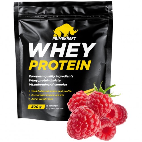 Сывороточный протеин Prime Kraft Whey Protein - 500 грамм капучино