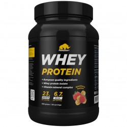 Prime Kraft Whey Protein - 900 грамм (банка) клубника-банан