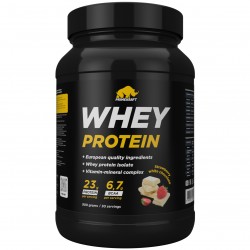 Prime Kraft Whey Protein - 900 грамм (банка) клубника-белый шоколад
