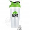 Prime Kraft шейкер с сеткой и шариком - 600 мл (зеленый) (фото-0)