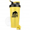 Prime Kraft шейкер с сеткой и шариком - 600 мл (желтый) (фото-0)