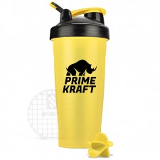 Prime Kraft шейкер с сеткой и шариком - 600 мл (желтый)