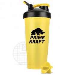 Prime Kraft шейкер с сеткой и шариком - 600 мл (желтый)