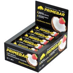 Протеиновый батончик Prime Kraft PrimeBar - 15х40 грамм (клубника и кокос)