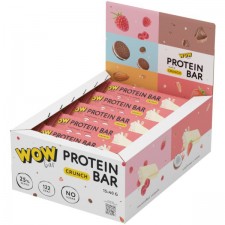WOWBAR Protein Bar Crunch - 15х40 грамм (клубника и кокос)