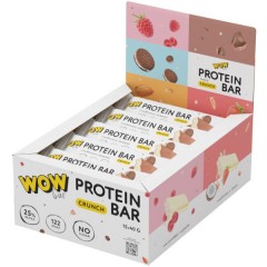 Протеиновый батончик WOWBAR Protein Bar Crunch - 15х40 грамм (сливочное печенье)