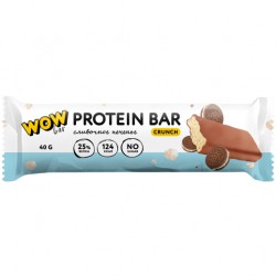 WOWBAR Protein Bar Crunch - 40 грамм сливочное печенье