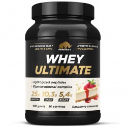 Prime Kraft Whey Ultimate - 900 грамм малиновый чизкейк
