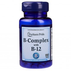 Отзывы Puritan's Pride B-Complex with B-12 - 180 таблеток