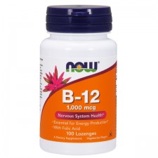 NOW B-12 1000 mcg - 100 пастилок
