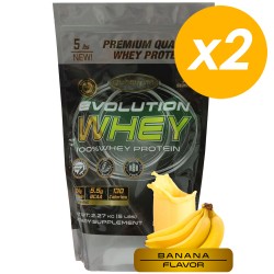 Quantum Nutraceuticals Evolution Whey (банан) - 4540 г (2 шт по 2270 г)