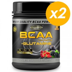 БЦАА + Глютамин Quantum Nutraceuticals BCAA + Glutamine (ягоды) - 1080 грамм (2 шт по 540 г)