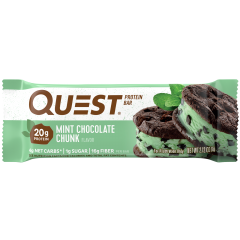 Отзывы Протеиновый батончик Quest Bar Mint Chocolate Chunk (печенье с мятным шоколадом) - 60 грамм