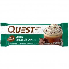 Протеиновый батончик Quest Bar Mocha Chocolate Chip (кофе мокко с шоколадом) - 60 грамм