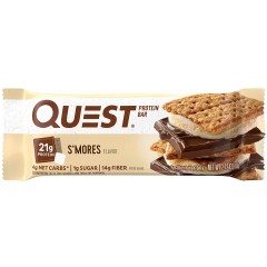 Отзывы Протеиновый батончик Quest Bar S'mores (зефир-шоколад-крекер) - 60 грамм